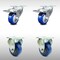 Service Caster 3 Inch SS Blue Polyurethane Top Plate Caster Lock Brake 2 Rigid SCC, 2PK SCC-SSTTL20S314-PPUB-BLUE-2-R-2 - alternate 1